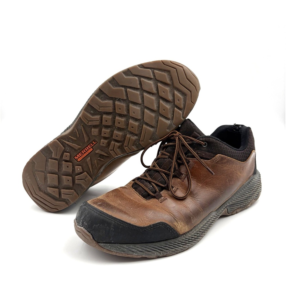 Merrell Leather Select Dry Grip Hiking Shoes/athletic shoes. Men's Brown size 11
